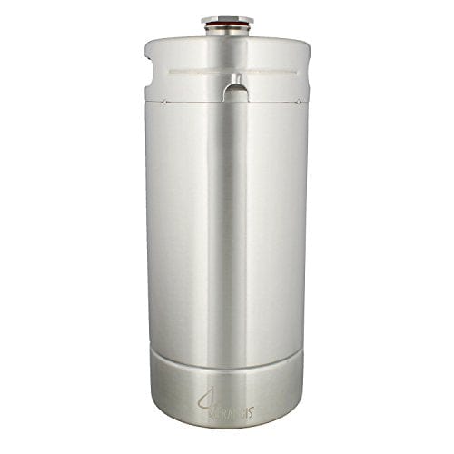 128 Ounce Stainless Steel Mini Keg Growler - Wine Keg Draft Beer Growlers for Beer, Water, Soda, Wine, Coffee