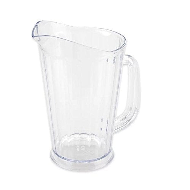 Youngever 2 Quarts Plastic Pitcher With Lid, Clear Plastic Pitcher Gre –  Advanced Mixology