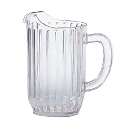 G.E.T. P-3032-1-CL-EC BPA-Free Break-Resistant Restaurant Style Plastic Pitcher, 32 Ounce, Clear