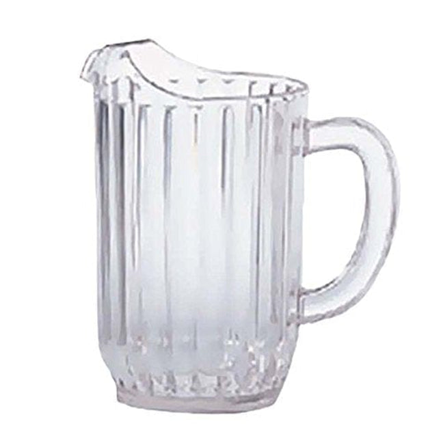  DilaBee Plastic Water Pitcher with Lid (32 Oz) Carafe Pitchers  for Drinks, Milk, Smoothie, Iced Tea, Mimosa Bar Supplies, Juice Containers  with Lids for Fridge, BPA-Free (6-Pack) - Not Dishwasher Safe 