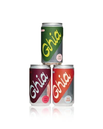 Ghia Non-Alcoholic Le Spritz Combo 12-Pack (4 OG Spritz/4 Ginger/4 Lime + Salt) - 8 Fl Oz Cans | Botanical Mediterranean Inspired ApÃ©ritif - No Added Sugar, Caffeine-Free