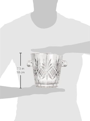 Godinger Dublin Ice Bucket, Clear