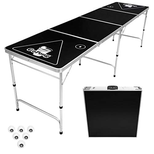 Bones Portable Beer Pong Table with Cup Holes – Advanced Mixology