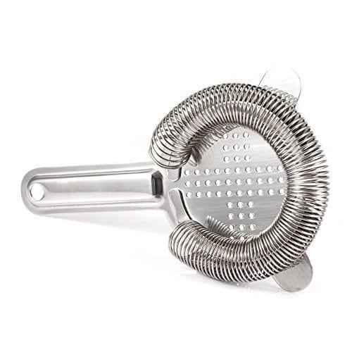 Bar Strainer 18/8 Stainless Steel Cocktail Strainer Bartender Accessories Hawthorne Strainer Bar Tool by Homestia