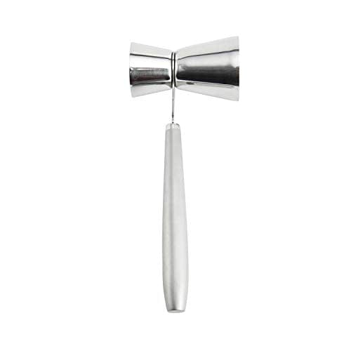 Houdini Double Jigger Cocktail Accessory, 7.5 inches, Stainless Steel