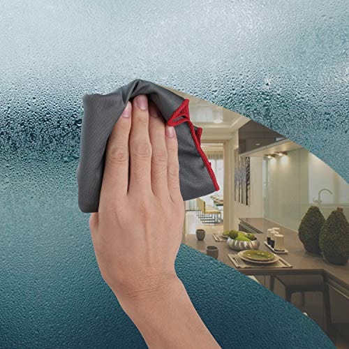 HQMaster Large Microfiber Polishing Cloths Polished Cleaning Towel, Streak Free Lint Free Shine for Wine Glasses Stemware Kitchenware