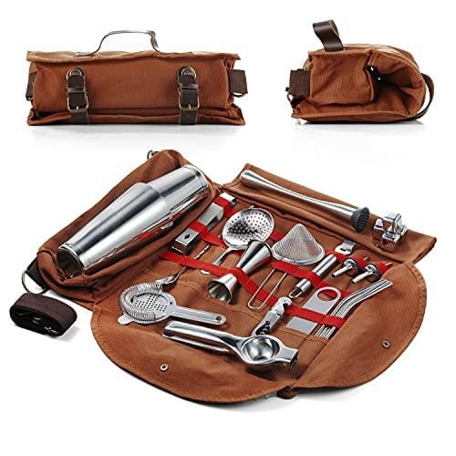 aberdeen oak travel bartender kit