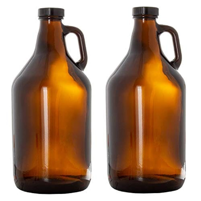 Ilyapa 12oz Amber Glass Beer Bottles for Home Brewing - 12 Pack