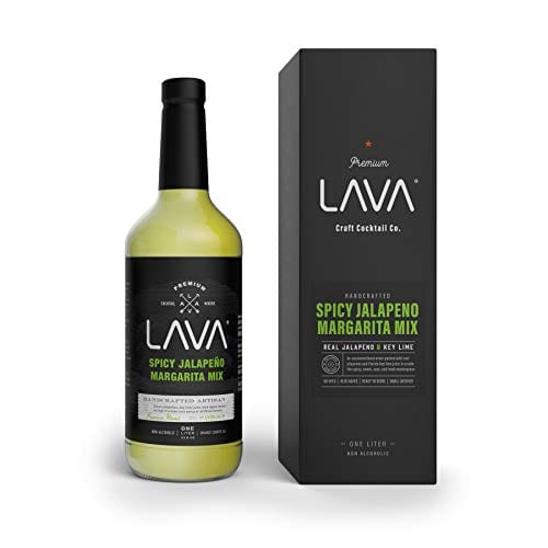 (3 Pack) LAVA Premium Spicy Jalape?o Margarita Mix by LAVA Craft Cocktail Co., Made with Real Jalape?os, Agave Nectar, Key Limes, Lots of Flavor and Ready to Use