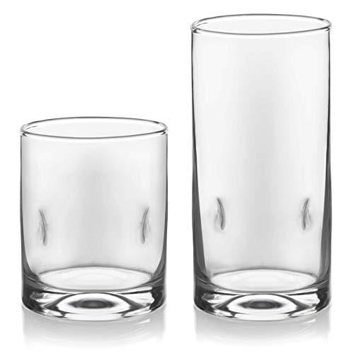 Libbey Impressions 16Piece Tumbler and Rocks Glass Set Advanced Mixology