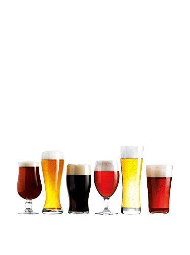 Luminarc Assorted Craft Brew Beer Glasses (Set of 6), Clear