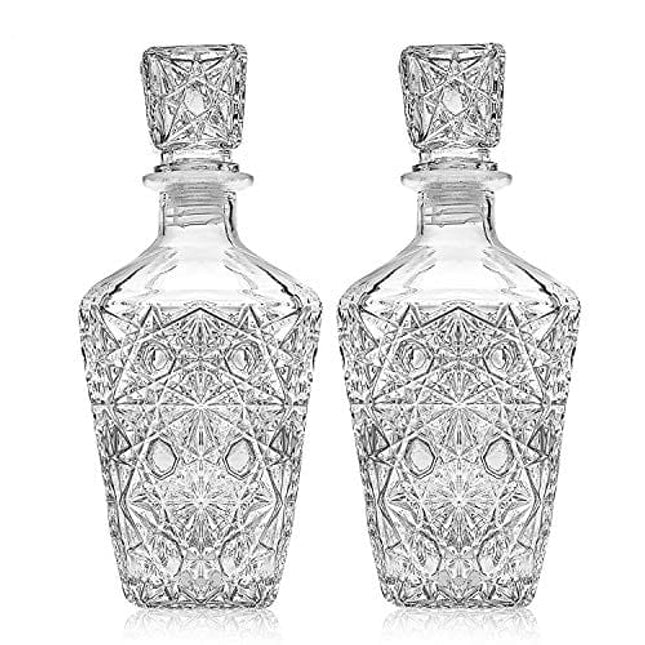 Onearf Whiskey Decanter Sets, 870ml Crystal Liquor Decanter with Whisk –  Advanced Mixology