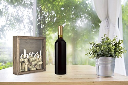 MCS 66959 Bar None Cheers Wine Cork Holder Shadowbox, 10