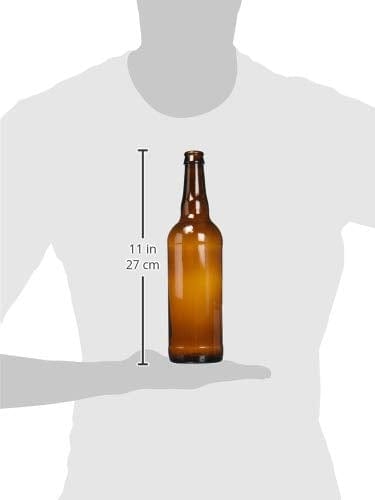 Midwest Homebrewing and Winemaking Supplies 22 oz Beer Bottles- Amber- Case of 12