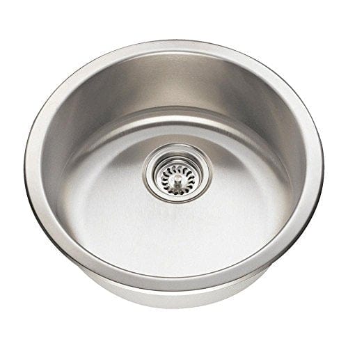 465 18-Gauge Dual-Mount Single Bowl Stainless Steel Bar Sink