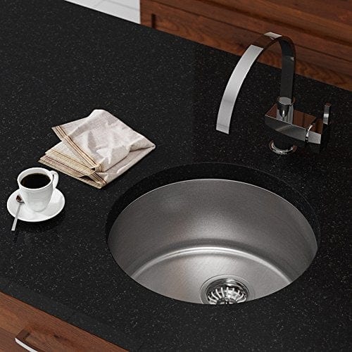 465 18-Gauge Dual-Mount Single Bowl Stainless Steel Bar Sink