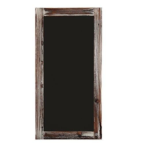 25 X 12 Rustic Style Wood Framed Erasable Chalkboard Message Memo Board, Cafe Menu Sign