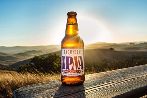 [ Pack of 6] Lagunitas IPNA IPA, Non Alcoholic NA, Full Flavored & Hop Forward - 12 Fl Oz