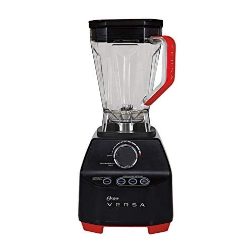 Oster Versa Blender | 1400 Watts | Stainless Steel Blade | Low Profile Jar | Perfect for Smoothies, Soups, Black