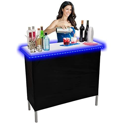 trademark innovations portable bar table