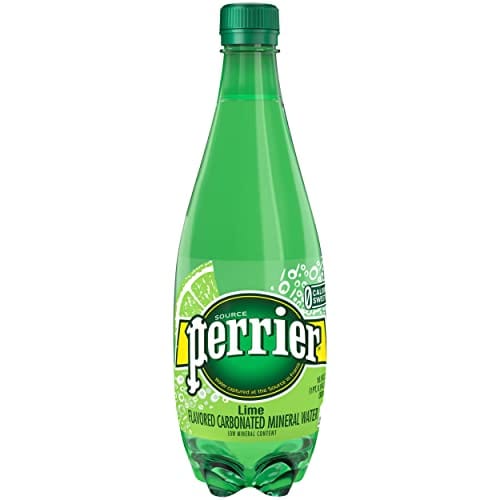 Perrier Lime Flavored Sparkling Water, 16.9 FL OZ Plastic Water Bottles (24 Count)