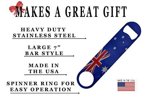 Australia Flag Speed Bottle Opener Heavy Duty Gift Australian