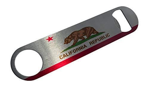 California State Flag Speed Bottle Opener Heavy Duty Gift Californian CA