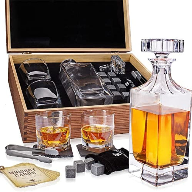  Bullet Whiskey Stones Gift Set by Royal Reserve  Artisan  Crafted Chilling Rocks Scotch Bourbon Glasses and Coasters – Gift for  Ranger Police Hunter Guy Men Dad Boyfriend Anniversary or Retirement