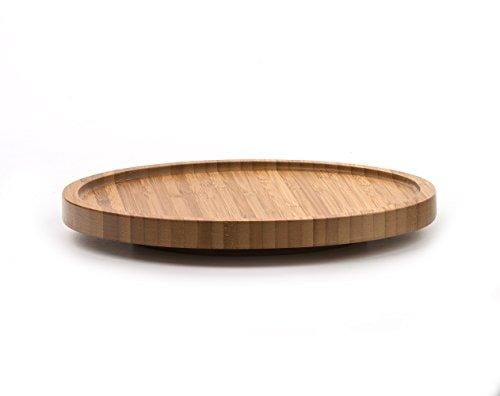 RSVP International Tool Crock Turntable Lazy Susan, Bamboo, 8.25