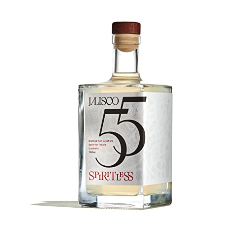 SPIRITLESS Jalisco 55 | Non-Alcoholic Tequila Spirit | Fully Distilled Mocktail & Cocktail Ingredient | For Halfsies or Fully Spiritless | Non-GMO & Vegan | 700 ml Bottle