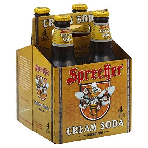 Sprecher Vanilla Caramel Creme Soda 16 oz. 4 pk