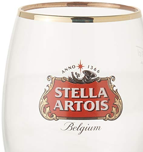 Stella Artois Chalice - 2-Pack Gift Set - Official Product - 33 Cl / 11.2 Oz. Capacity Beer Glasses