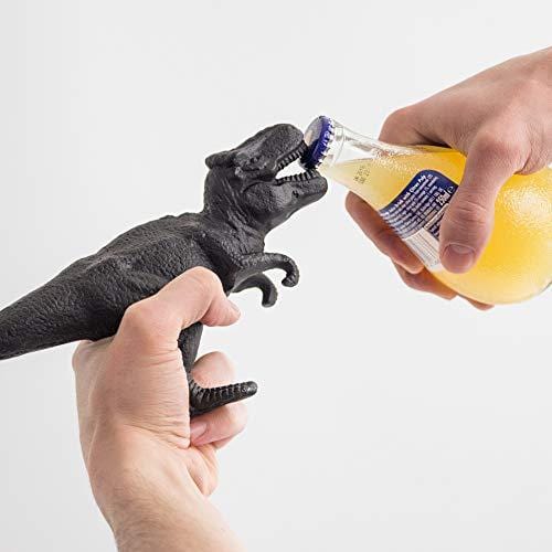 SUCK UK CAST IRON DINO BAR ACCESSORIES AND DECOR | NOVELTY T-REX Dinosaur Bottle Opener, 4.72 x 2.36 x 10.24 in, Multicolor