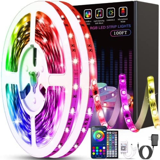 Tenmiro 65.6ft Led Strip Lights, Ultra Long RGB South Korea