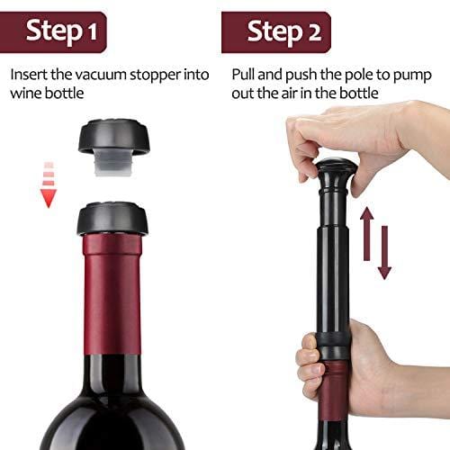 Wolkenkrabber buste boeket Wine Air Pressure Pump Opener Set, Tirrinia Wine Bottle Cork Remover A –  Advanced Mixology
