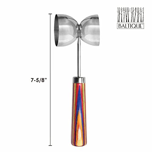 Baltique Marrakesh Collection Double Jigger for Bartending, Liquor Measuring Jigger for Cocktails