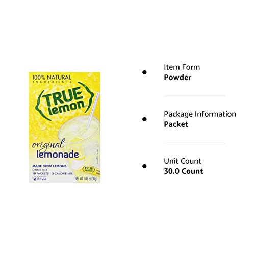 100% Natural True Lemonade 10 Ct (Pack of 3)