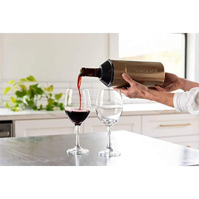 Vinglacé Wine Chiller and Stemless Glass Set