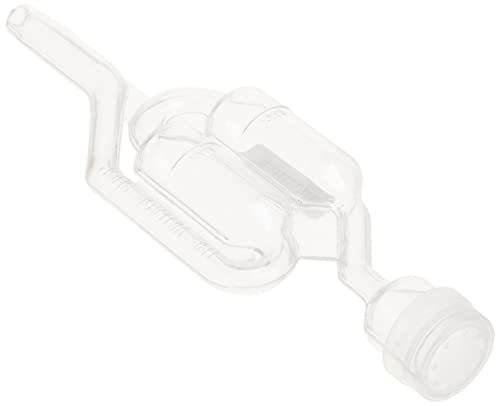 Twin Bubble Airlock for Wine Making and Beer Making (Pack of 3)