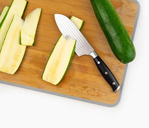 Double-sided Bamboo Poly Cutting Board | Easy to Clean | No Cross-Contamination | BPA Free