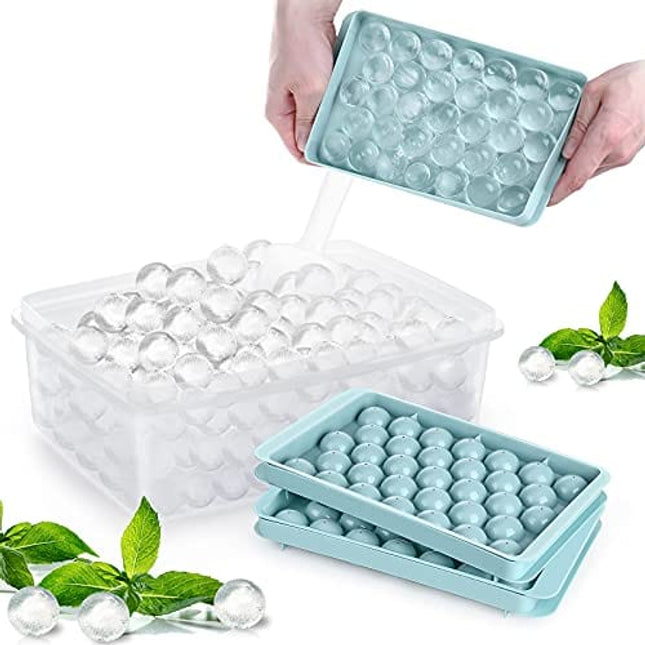 WIBIMEN Large Ice Cube Tray 2.5 INCH Whiskey Ice Mold 2 Pack
