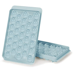 Ticent Ice Cube Tray Large Ice Cube Mold (Pack of 2) - Flexible 8 Cavity Silicone  Ice Cube Maker - Square Ice Molds for Whiskey & Cocktails, Grey 