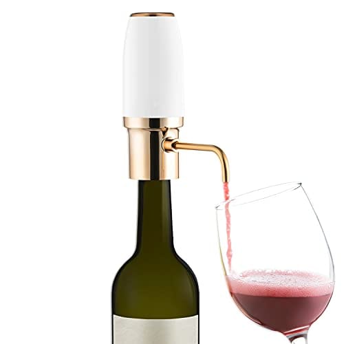 Winirina Electric Wine Aerator Pourer Automatic Smart Decanter Dispenser Rechargeable with Micro USB Cable