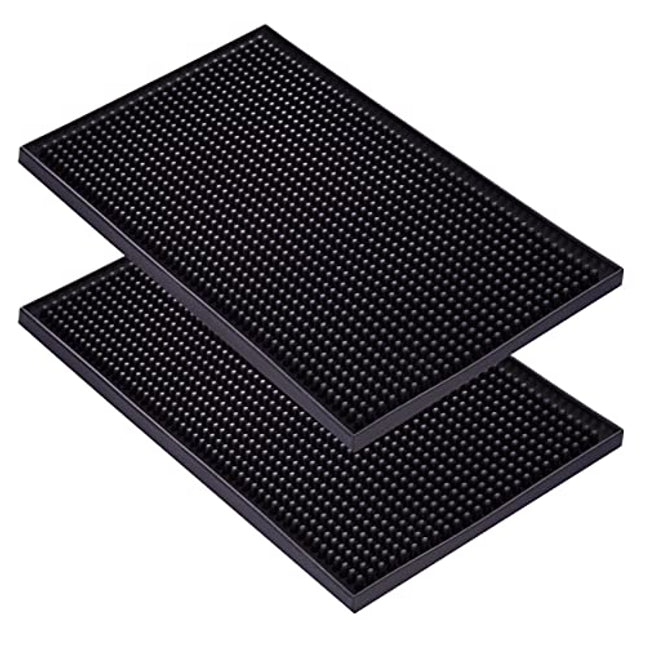 Highball & Chaser Premium Bar Mat 18in x 12in 1cm Thick Durable and Stylish Service Bar Mat for Spills, Coffee, Bars, Restaurants, Counter Top Dish