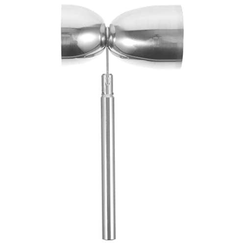 Zerodeko Double Cocktail Jiggers Stainless Steel Measuring Jigger with Handle Shot Measure Jigger Cocktail Measuring Cup for Bartending 30/60ml