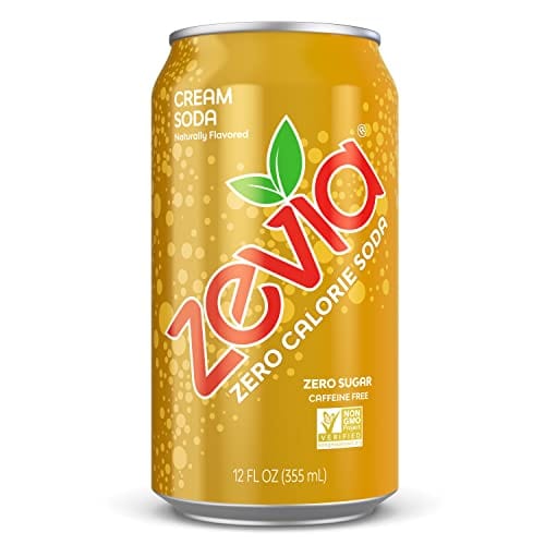 Zevia Zero Calorie Cream Soda, 12 Fl Oz (Pack of 24)