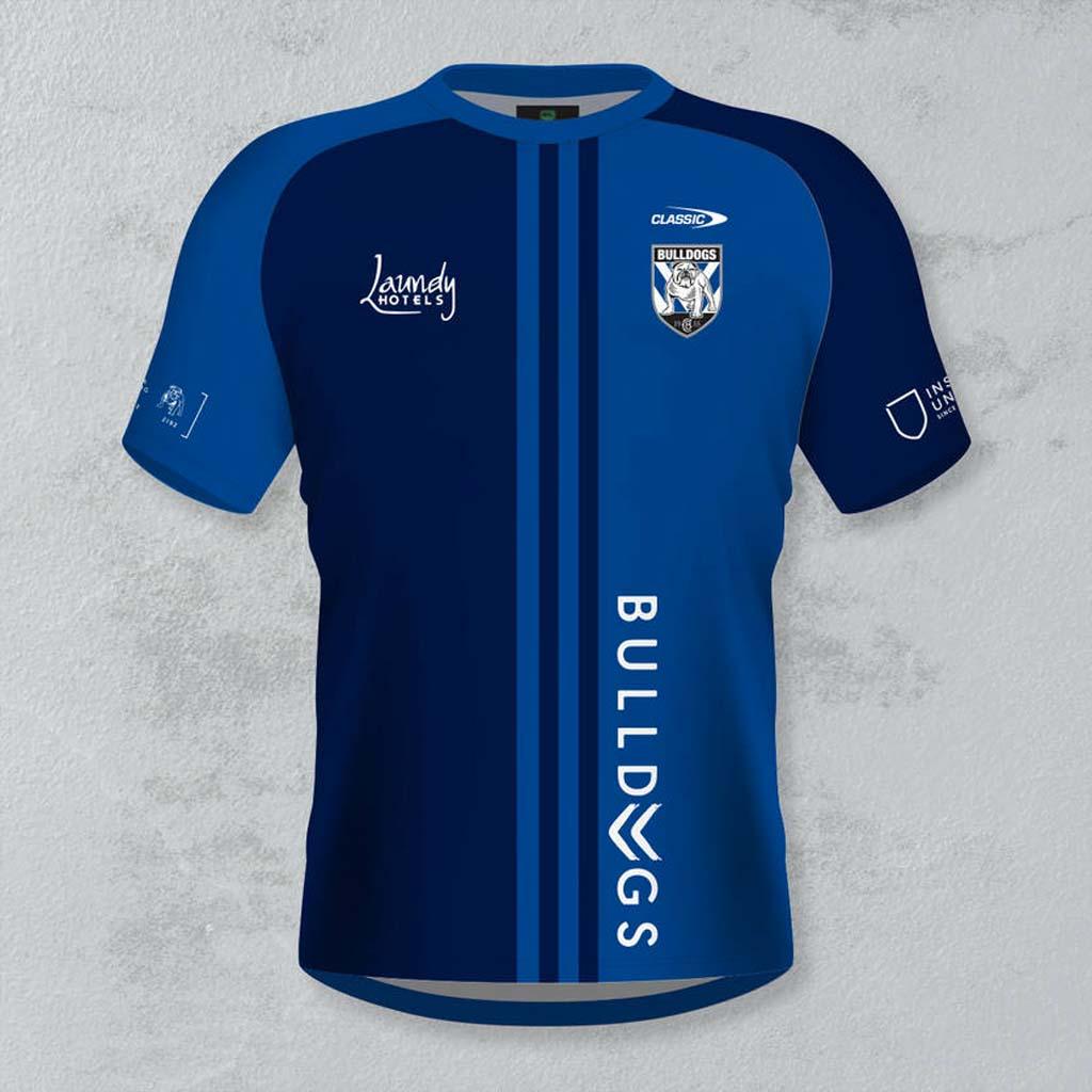 Canterbury Bulldogs 2021 Warm Up Tee - Jerseys Megastore