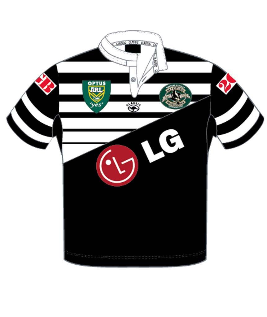 western suburbs magpies retro jersey