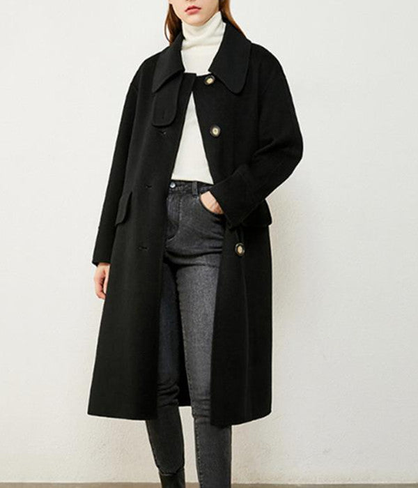 Cashmere Coat Handmade Long Warm Women Wool Coat Jacket 2200 ...