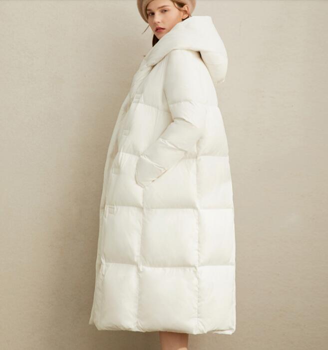 Cocoon Women Long Winter Puffer Coat Thick Coat Warm Down Coat 2661 ...